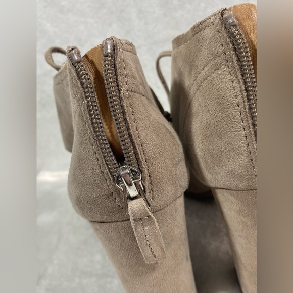 Franco Sarto - Tan Suede/Leather Heeled Sandals - 7M - Picture 12 of 12